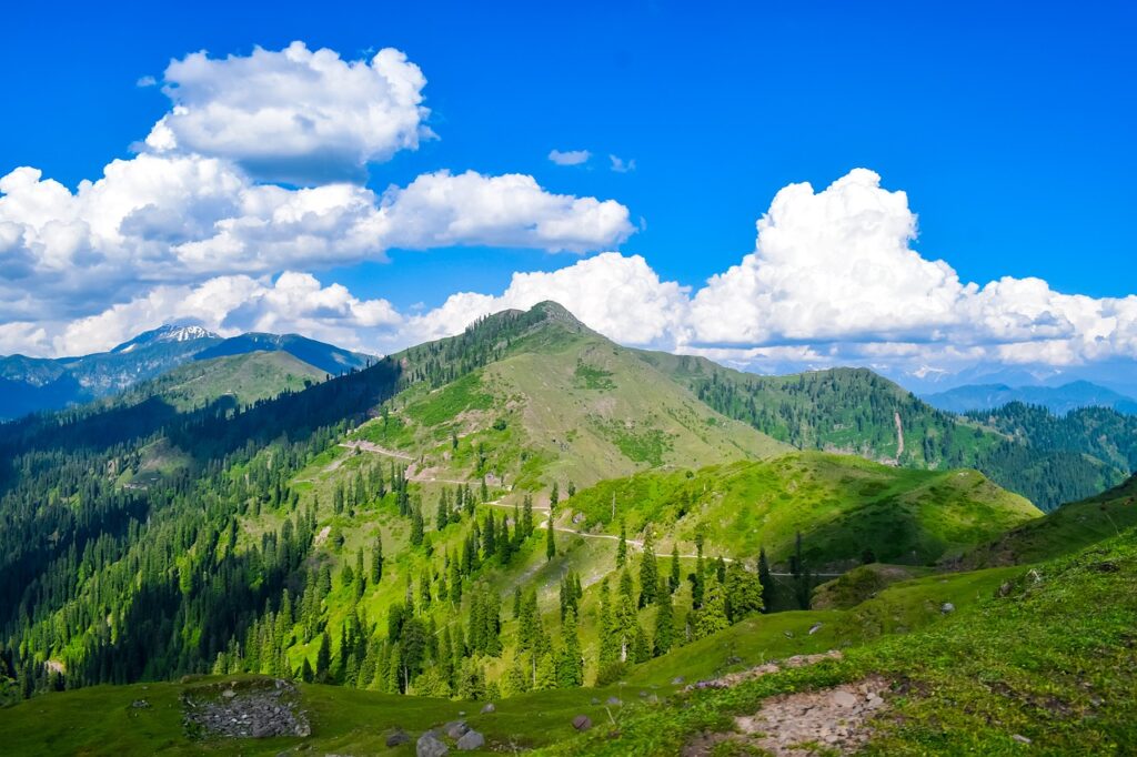 haji peer azad kashmir, nature, landscape, high mountain, blue sky, green meadows, kashmir, paradise on earth, blue earth, kashmir, kashmir, kashmir, kashmir, kashmir